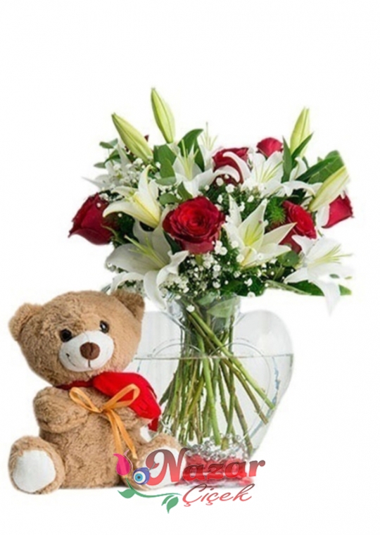 Ayıcık Gül ve Lilyum